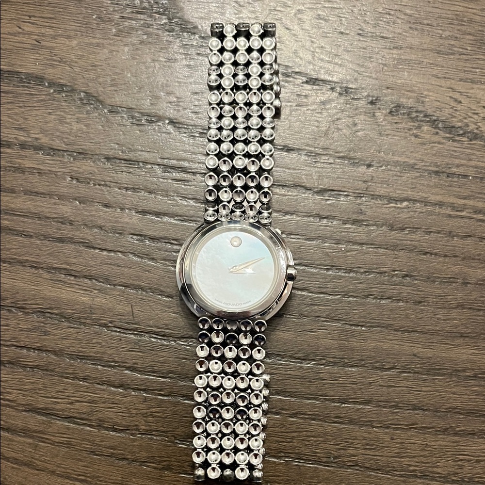 Authentic Movado Women's Trembrili Mother of Pearl Dial Watch